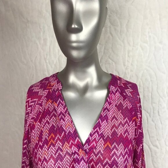 Ella Moss Pink Blouse Size  S - Picture 3 of 7